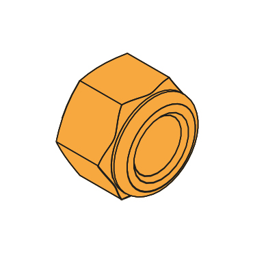 12030007 - Sechskantmutter, M24, DIN 985, Typ WAGNER - Übersicht