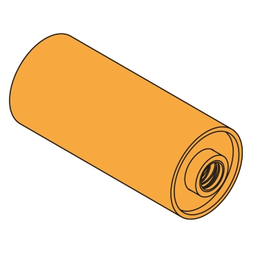 400114 - Stahlrolle, 40-133-300/320mm, durchgehendes Innenrohr, S235JR, Typ WERNER & WEBER - Übersicht