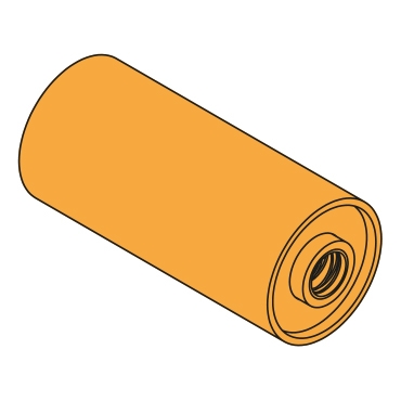 400115 - Stahlrolle, 40-133-290/300mm, durchgehendes Innenrohr, S235JR, Typ WERNER & WEBER - Übersicht