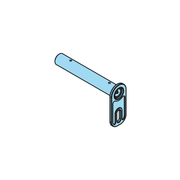 400420 - Achse, 30x200mm, mit Schmierung & Sicherung, S355J2 - Übersicht