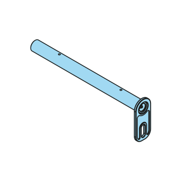 40082001 - Achse, 30x360mm, mit Schmierung & Sicherung, S355J2 - Übersicht