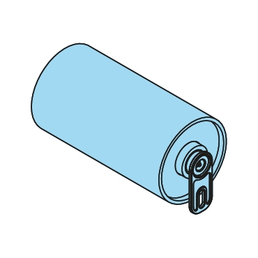 4012091 - Stahlrolle mit Achse, 40-159-300/310mm, Achsschmierung, Messingbuchse - Übersicht