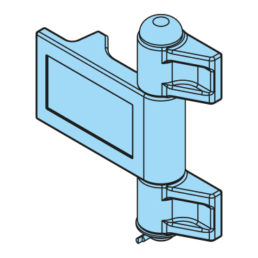 45107240 - Scharnier, 35x192mm, links, Buchsenschmierung - Übersicht