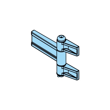 4510901 - Scharnier, 35x187mm, links, geschmiedet, schwere Ausführung, Achsschmierung, versenkter Schmiernippe - Übersicht