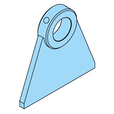 451160 - Halter für Deckelrohr, d=41mm, M12, Stahlguss - Übersicht