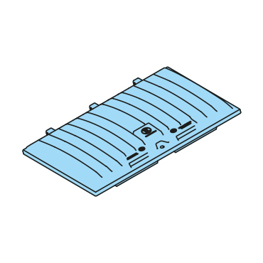 DURAFLEX-Deckel für Metallbox mit Klappe