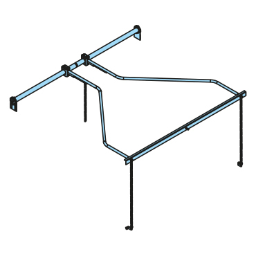 Federentlastung mit Federstahl