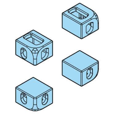 453025 - ISO-Containerecken Satz, 4 Ecken, schweißbar grundiert - Übersicht