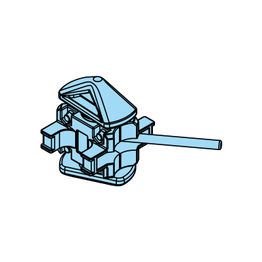 453026 - Intermediate Twistlock, links, verzinkt - Übersicht