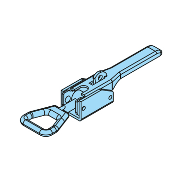 45321301 - Exzenterverschluss, M12, automatische Sicherung, abschließbar, verzinkt, mit Öse 453 219 01 - Übersicht