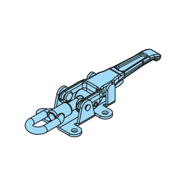 453231 - Exzenterverschluss, M14x1,5mm, automatische Sicherung unten, zum Anschrauben, verzinkt - Übersicht