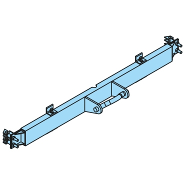 454191 - Rangierbügel komplett, 50x2300mm, für Container Türen, schwenkbar, U-Profil 200mm, S355J2+N - Übersicht