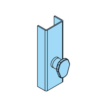 Seitenprofil mit Aufnahmezapfen