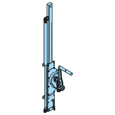 Containerwandwinde mit Gasfeder