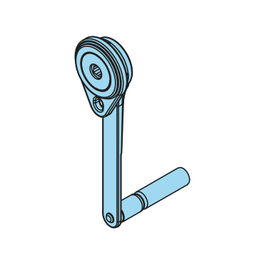 Aluminium-Sicherheitskurbel