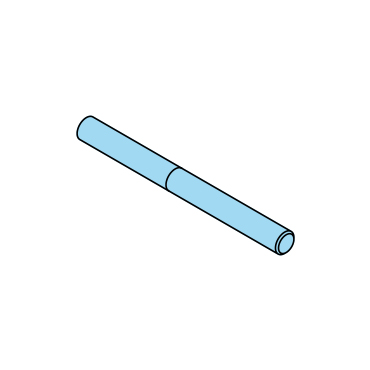 457514 - Anschweißende, M24x260mm, Rechtsgewinde, DIN 34828 - Übersicht