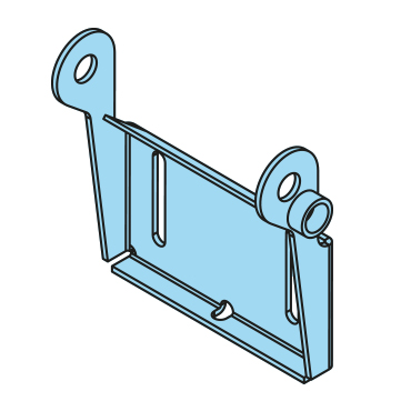 459173 - Deckelscharnier, 225,5x220mm, unten, S235JR, verzinkt - Übersicht