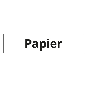 PVC Aufkleber Papier