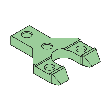 46661101 - Außenplatte Drahtzugnadel unten, 99x135x18mm, S355J2, TYP MACPRESSE EUROPA - Übersicht