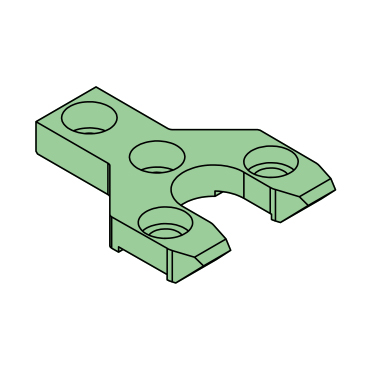 46661102 - Außenplatte Drahtzugnadel oben, 99x135x18mm, S355J2, TYP MACPRESSE EUROPA - Übersicht