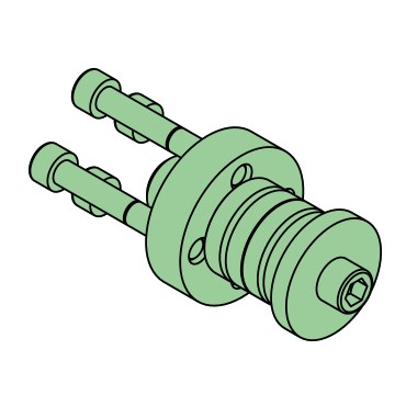 Umlenkbolzen komplett
