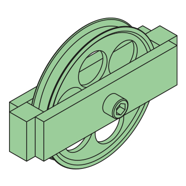 Rollenhalter komplett