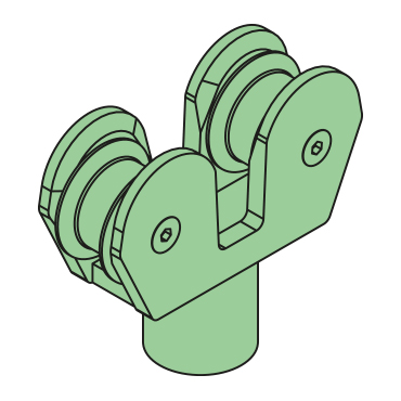 Rollenhalter komplett