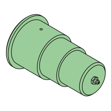 Laufrollenbolzen komplett