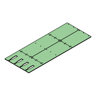 Verschleißbodensatz für 4-fach Verschnürung