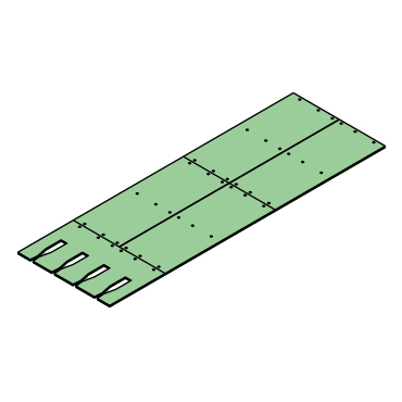 Verschleißbodensatz für 4-fach Verschnürung