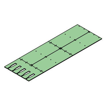 Verschleißbodensatz für 5-fach Verschnürung