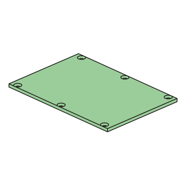 Verschleißblech komplett