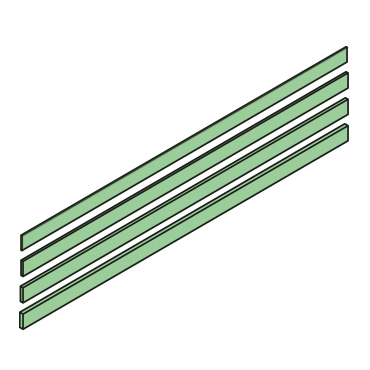 Unterer Verschleißblechsatz