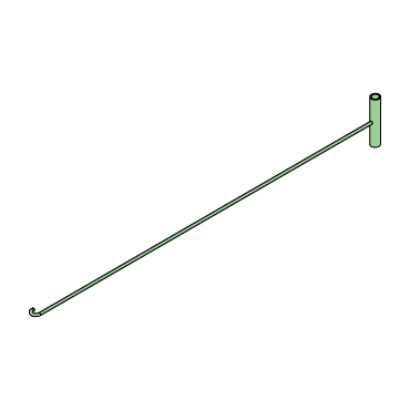 469510 - Bandziehhaken mit Griff, L=920mm, Typ DIXI - Übersicht