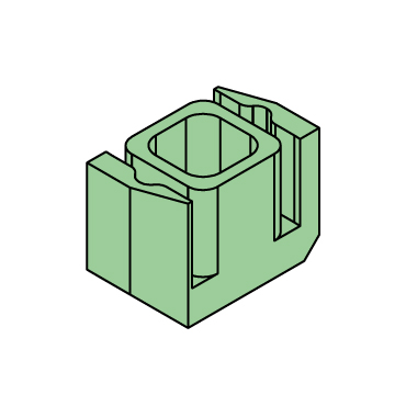 469539 - Gleitstück unten rechts, 40x50x68mm, PA, Typ DIXI - Übersicht